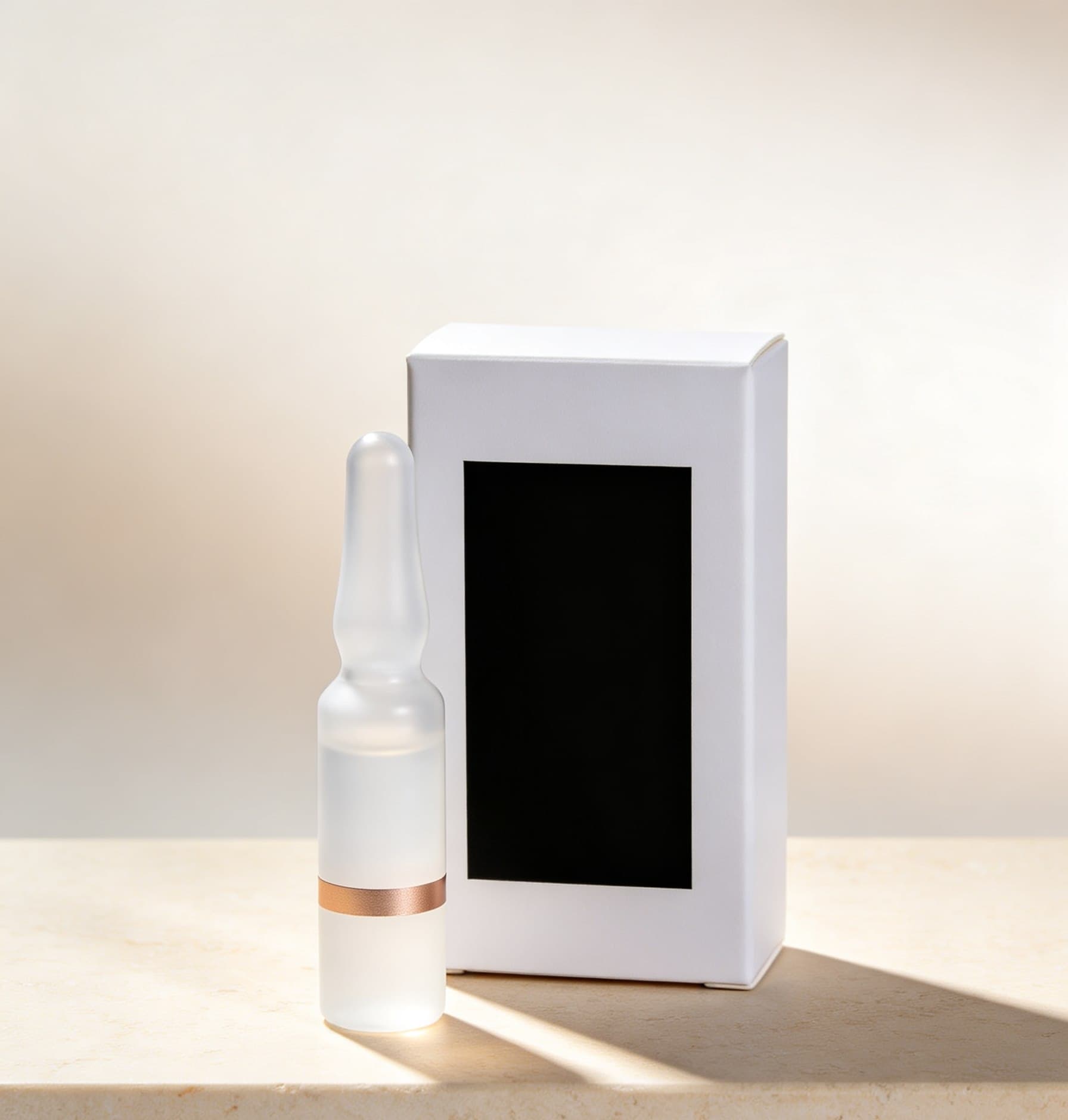 Matte white packaging concept for daily hydration