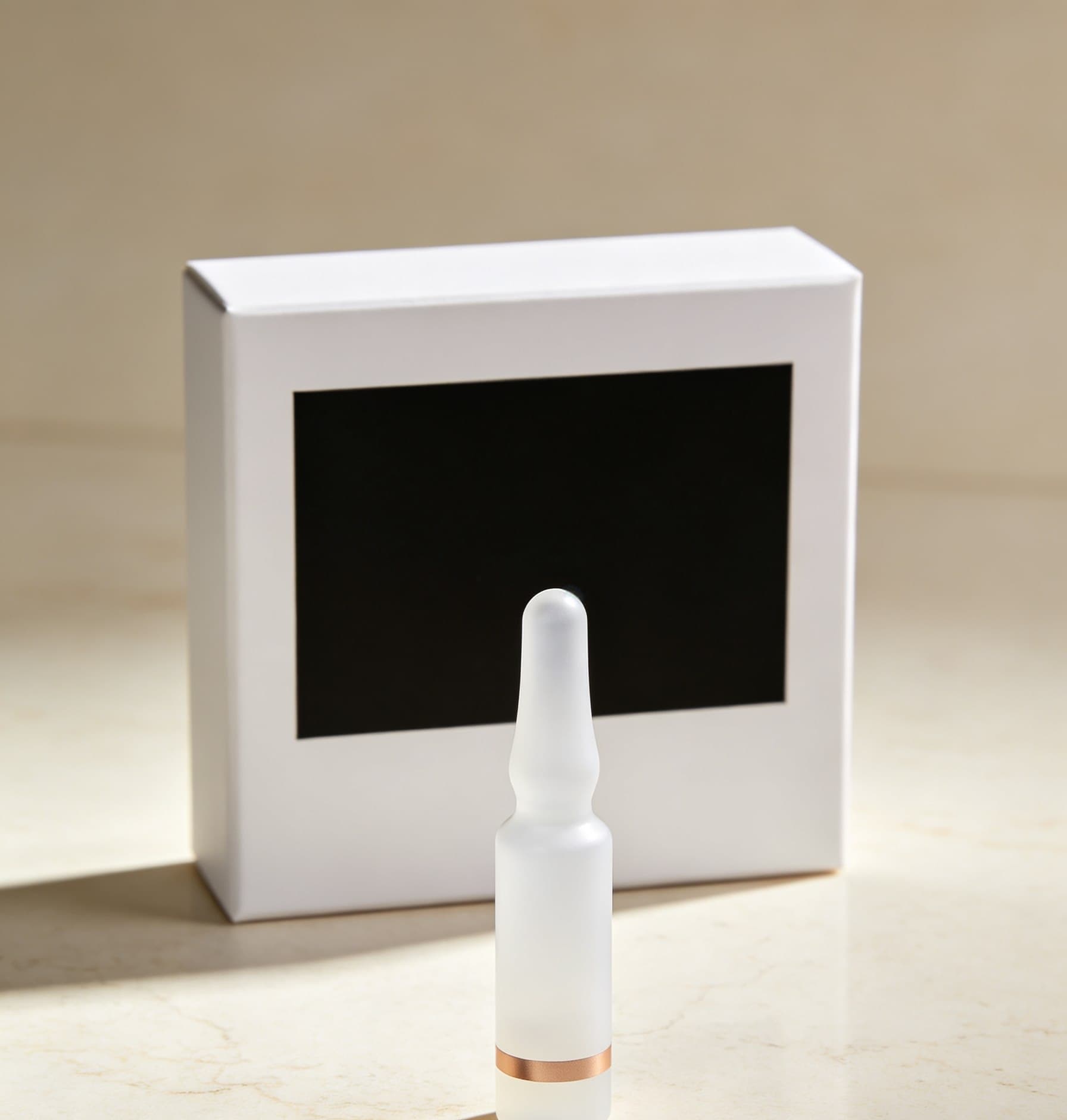 Matte white packaging concept for daily nutrition